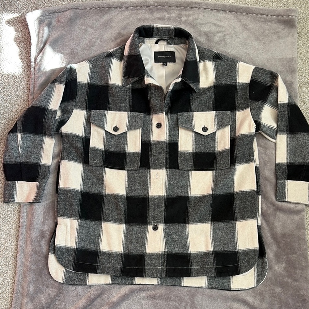 Banana Republic women’s plaid Shackleton